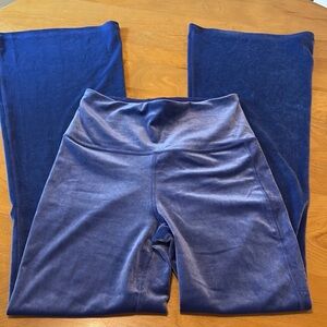 Athleta Blue Velvet Boot Cut Pants